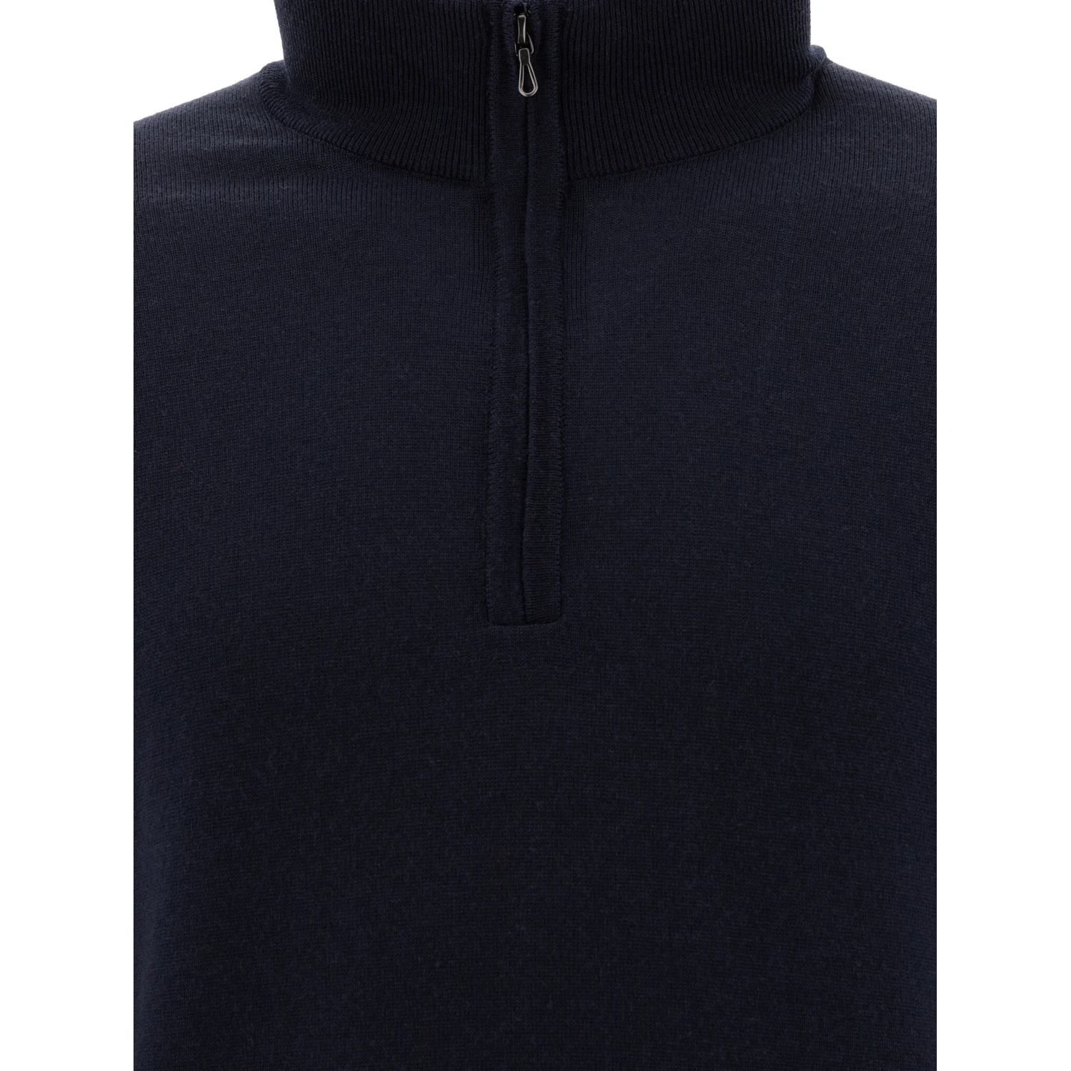 Merino wool "Tapton" half-zip sweater