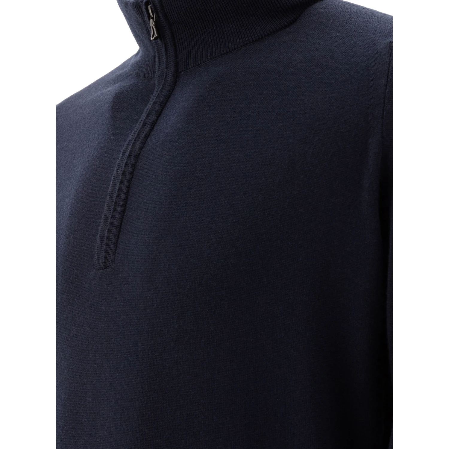 Merino wool "Tapton" half-zip sweater