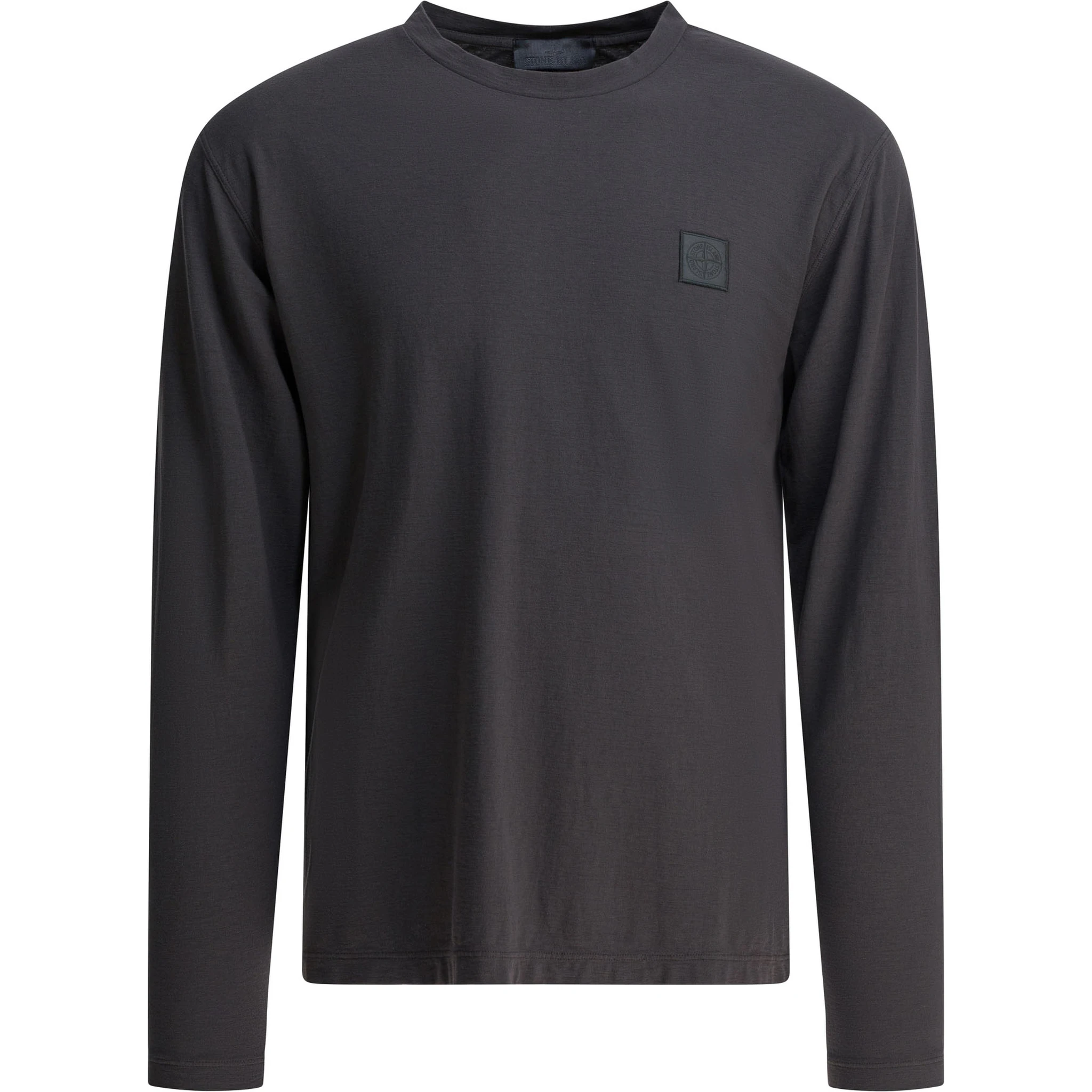 Cotton crepe jersey T-shirt with logo