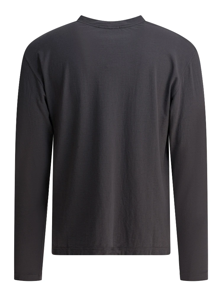 Cotton crepe jersey T-shirt with logo alternative