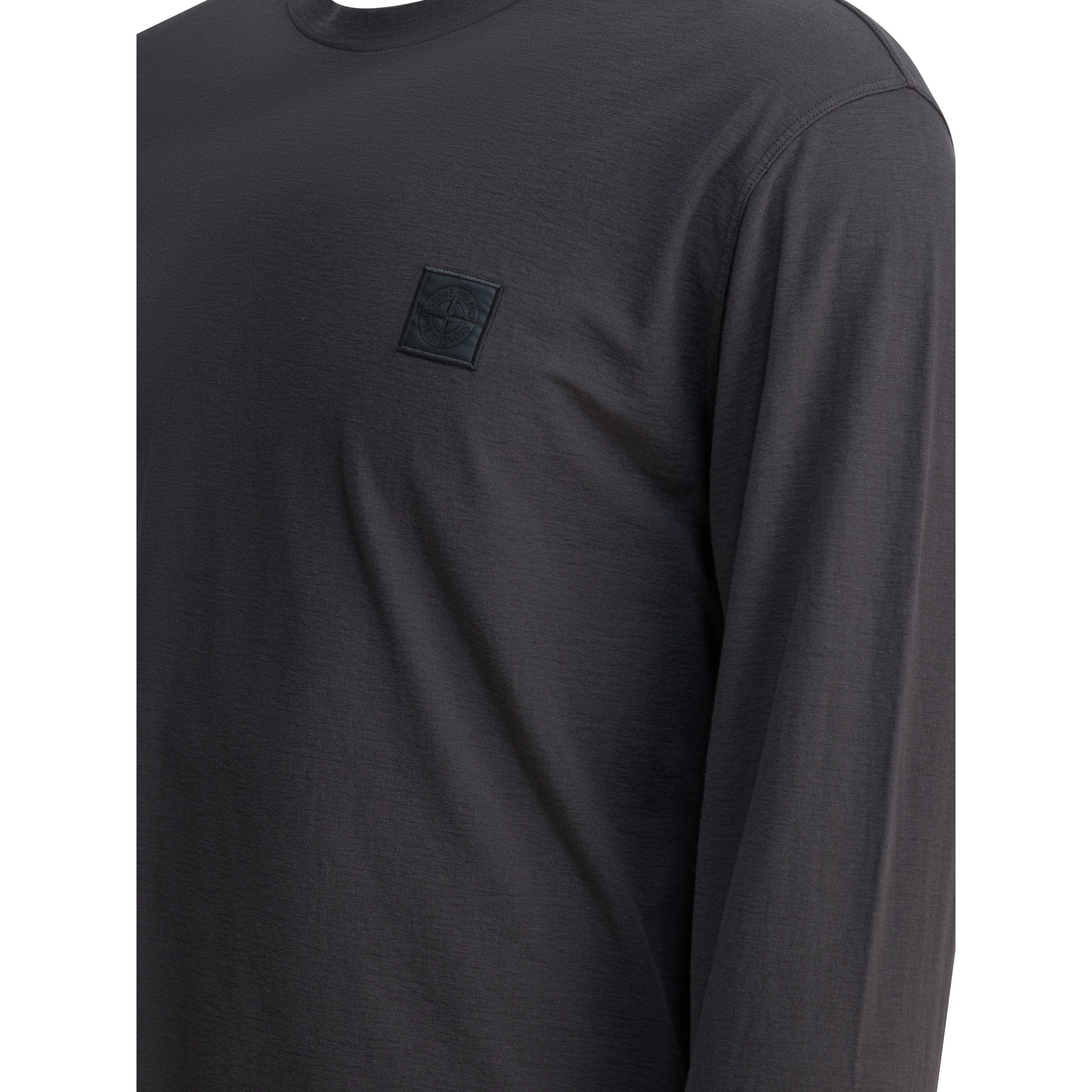 Cotton crepe jersey T-shirt with logo