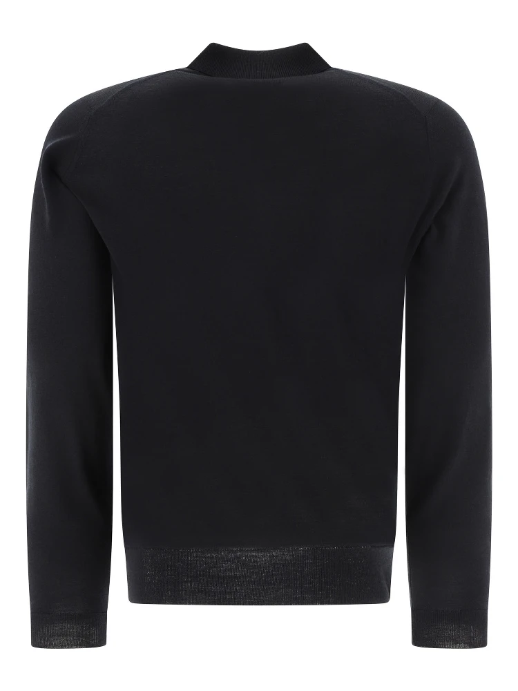 "Belper" merino wool polo shirt alternative