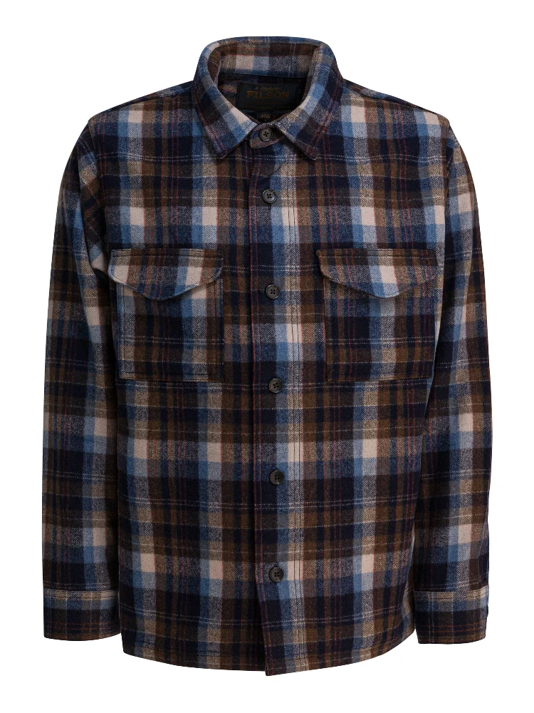 Wool overshirt jacket