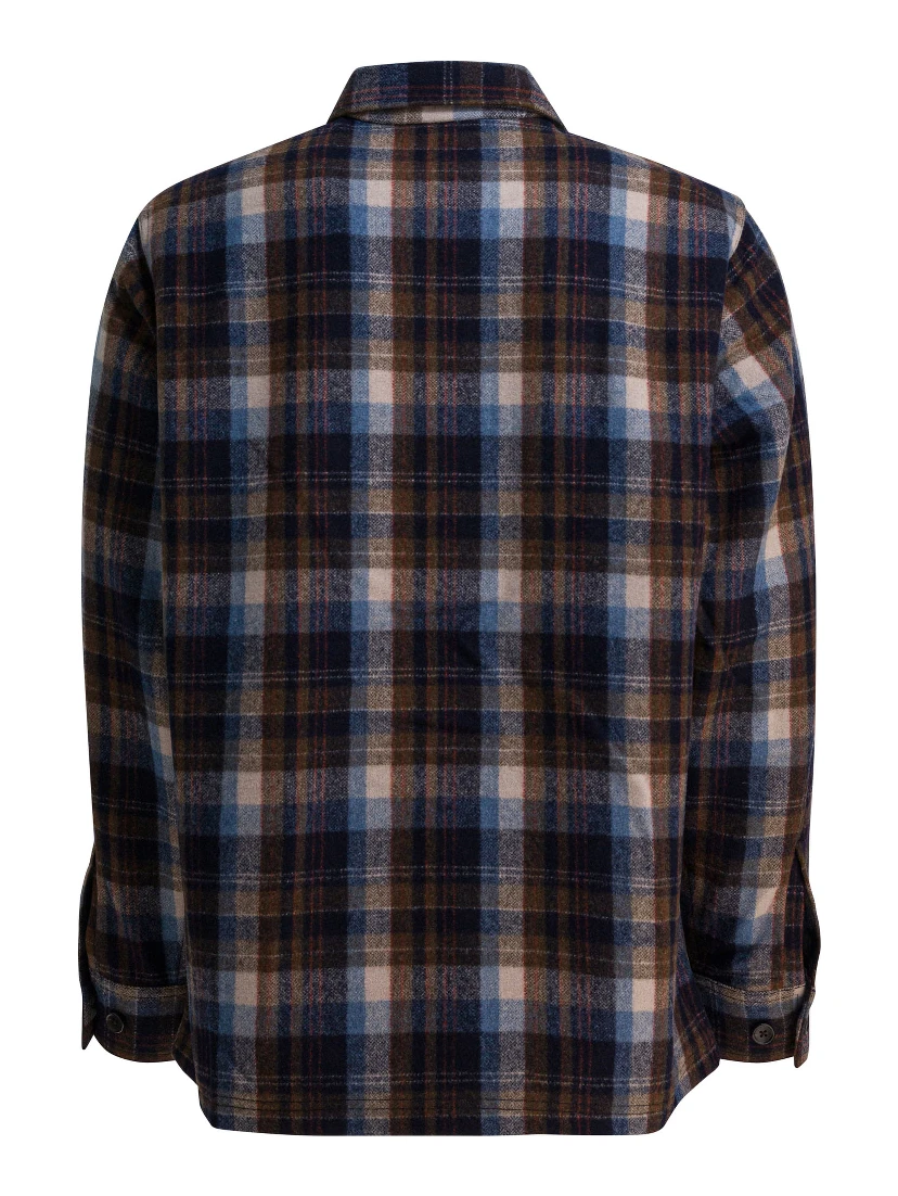 Wool overshirt jacket