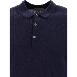"Belper" merino wool polo shirt