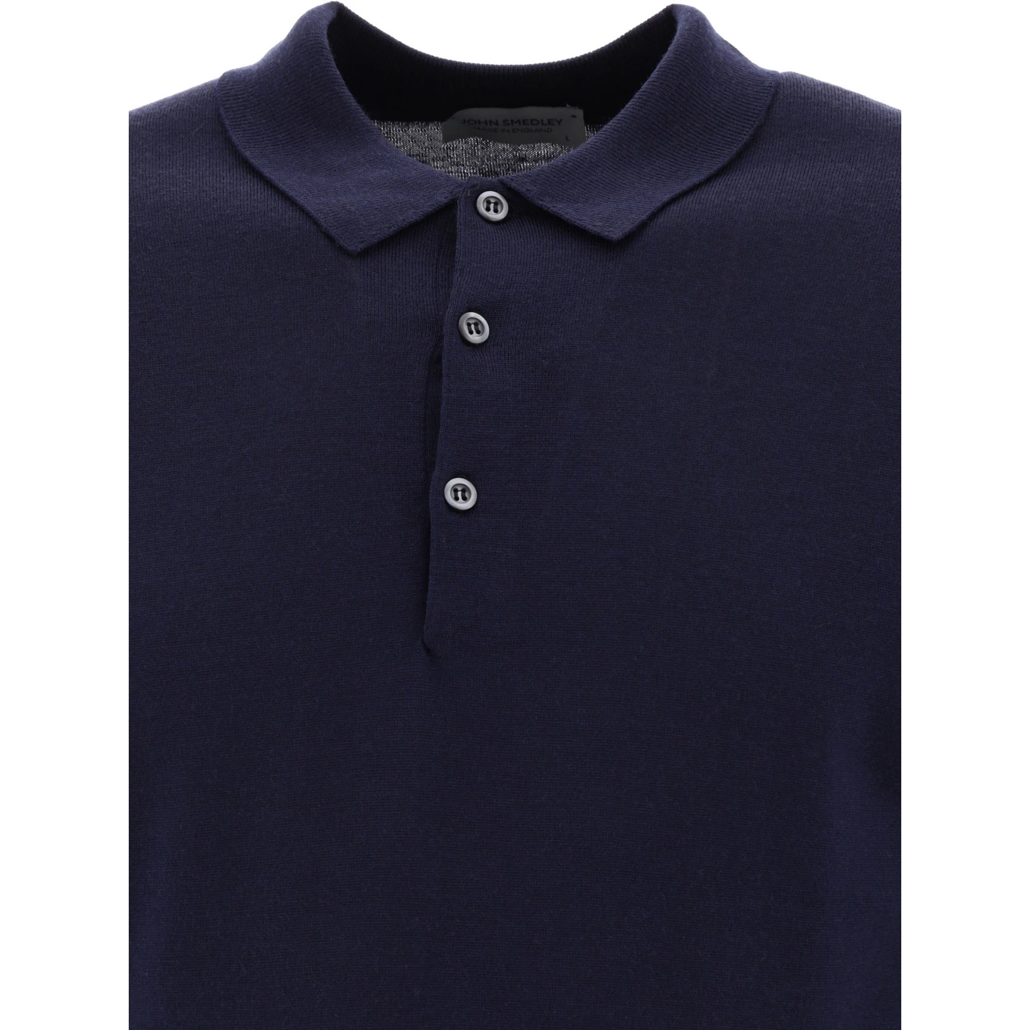 "Belper" merino wool polo shirt