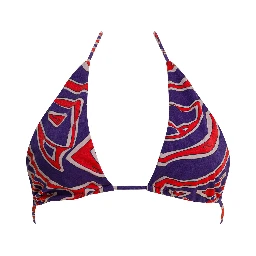 Triangle bikini top with stamba Labirinto