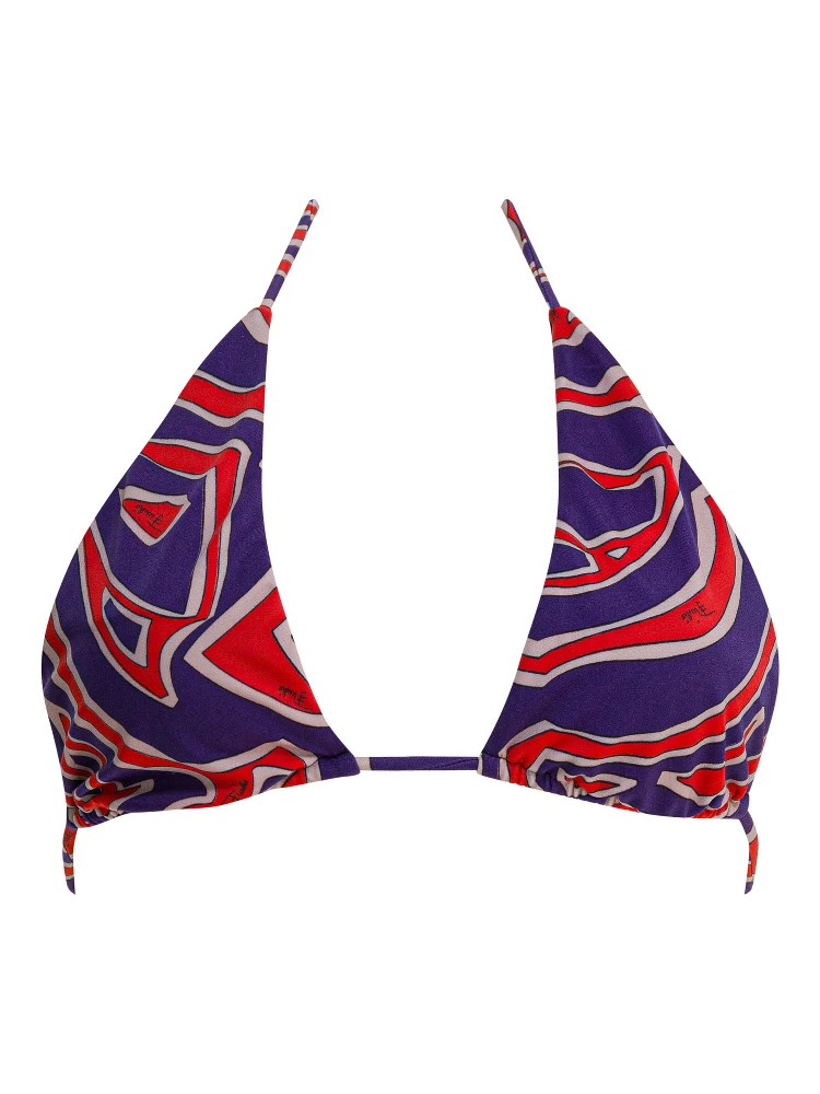 Triangle bikini top with stamba Labirinto