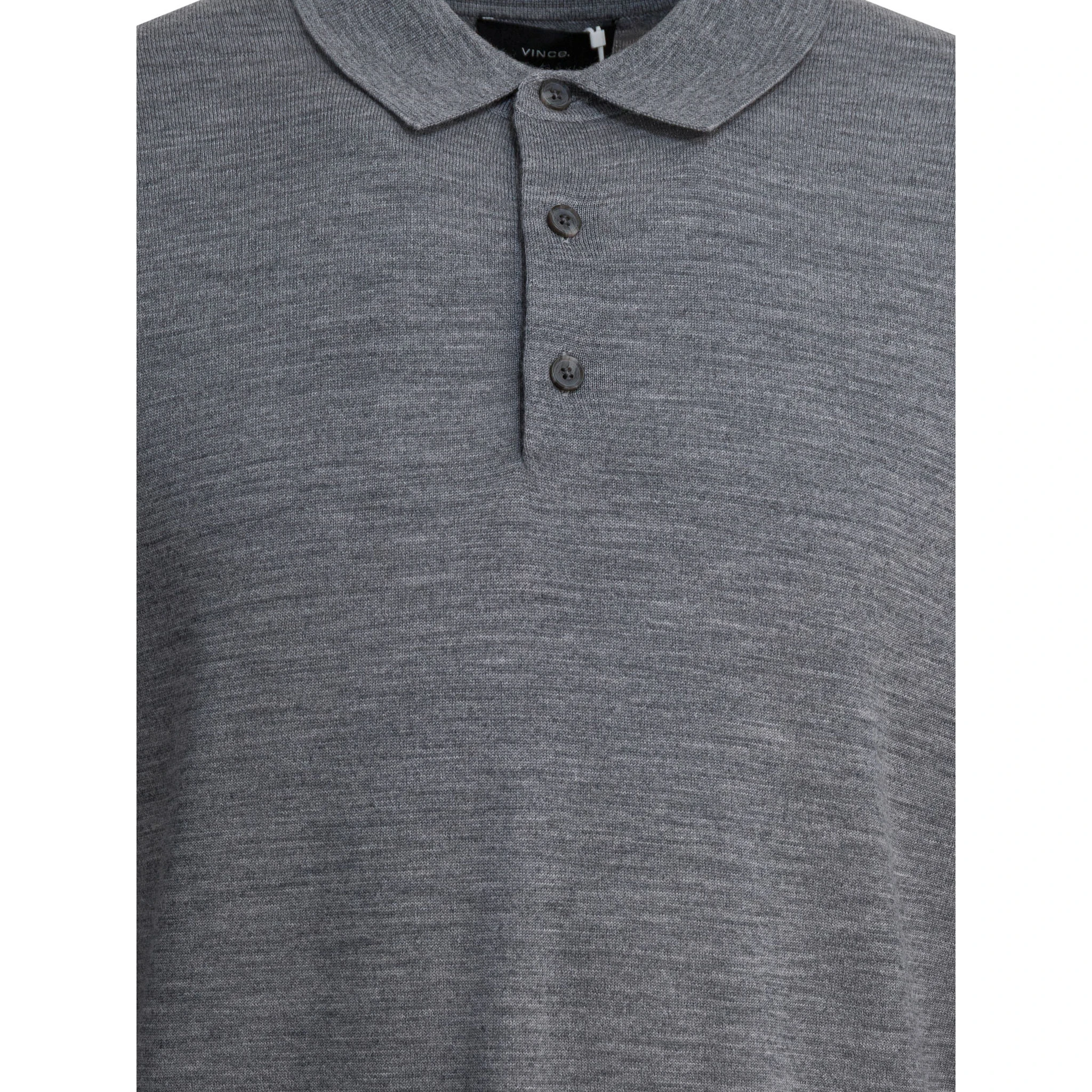 Merino wool polo shirt
