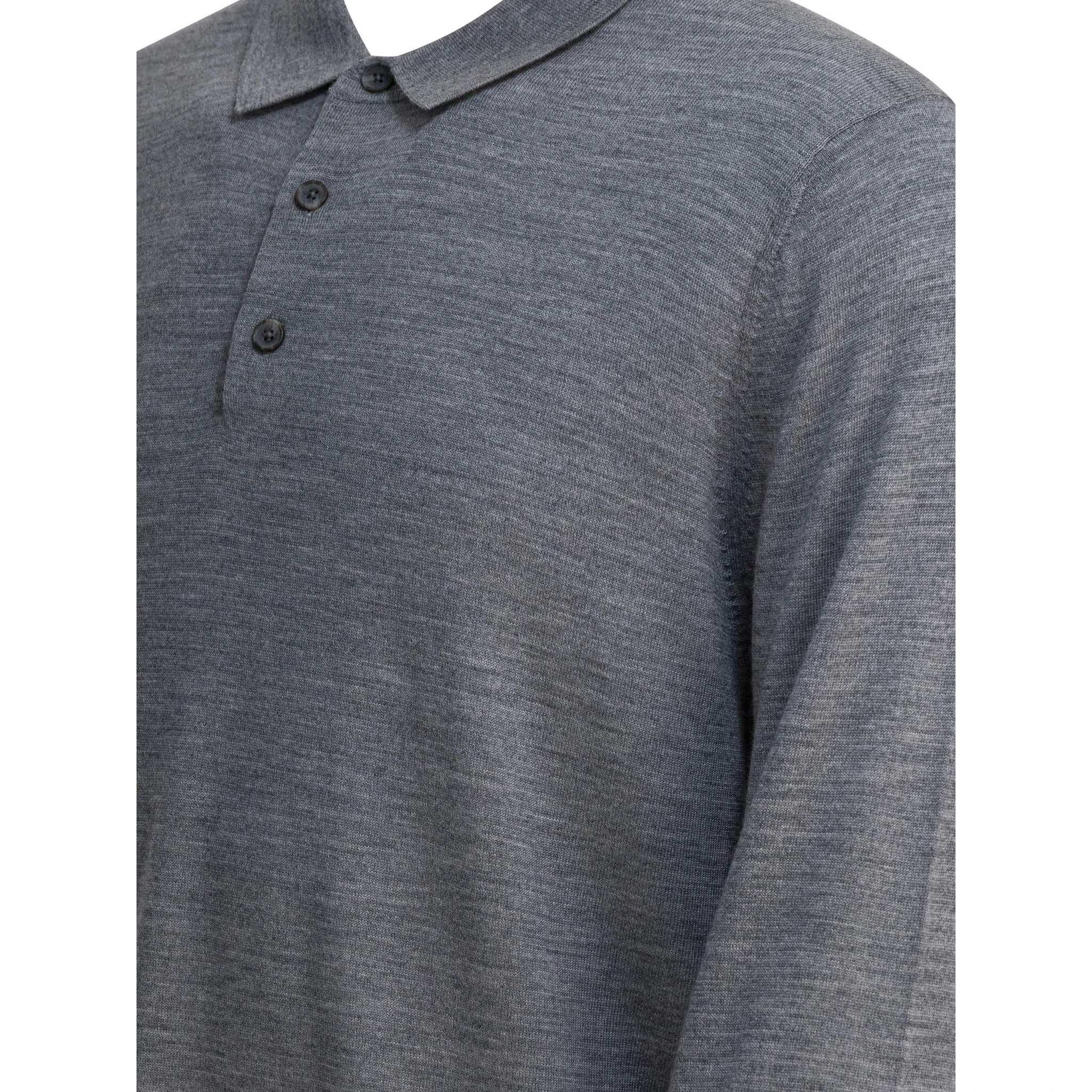 Merino wool polo shirt