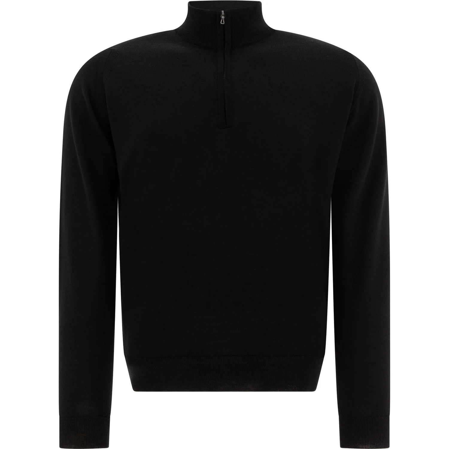 Merino wool "Tapton" half-zip sweater