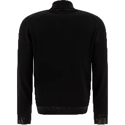 Merino wool "Tapton" half-zip sweater