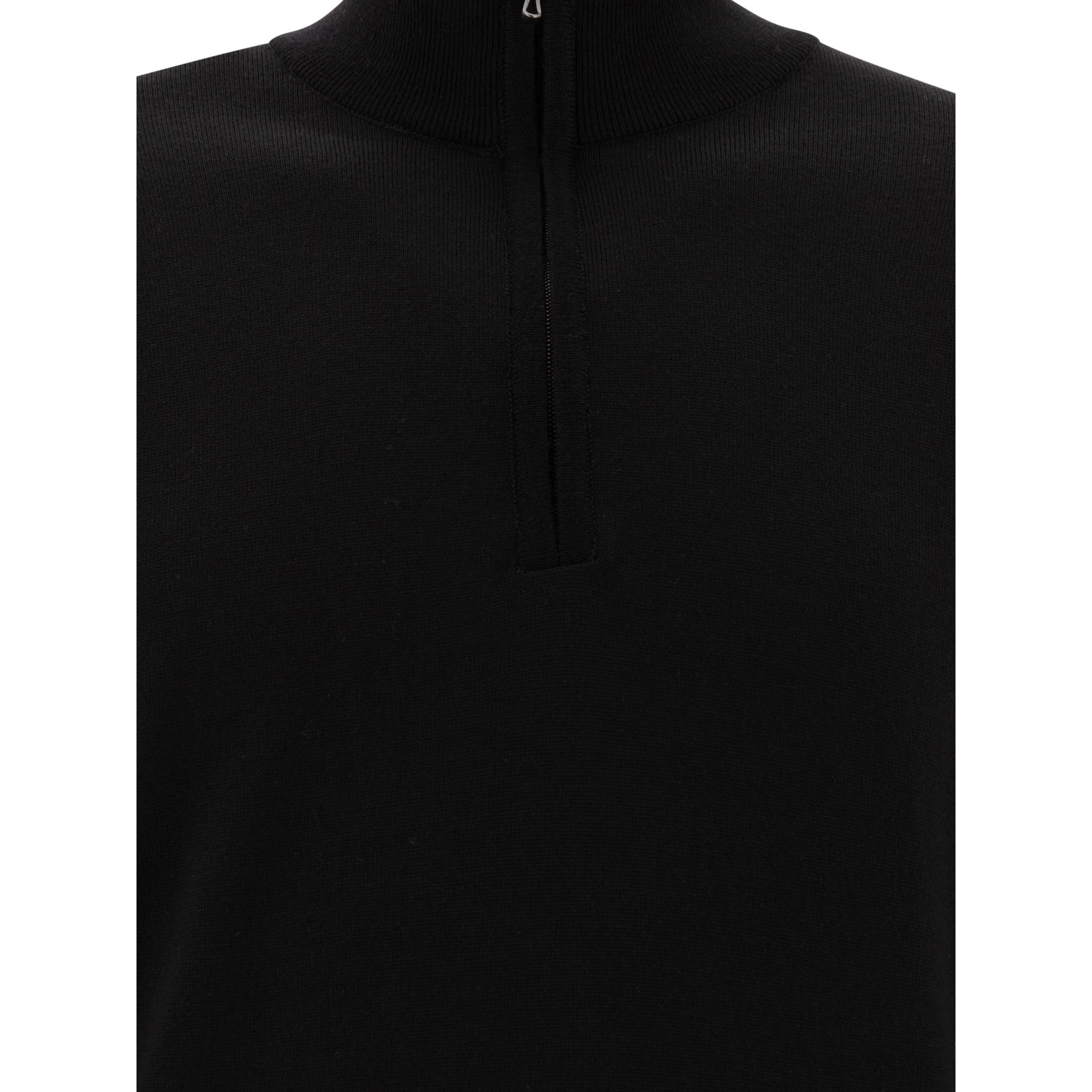 Merino wool "Tapton" half-zip sweater