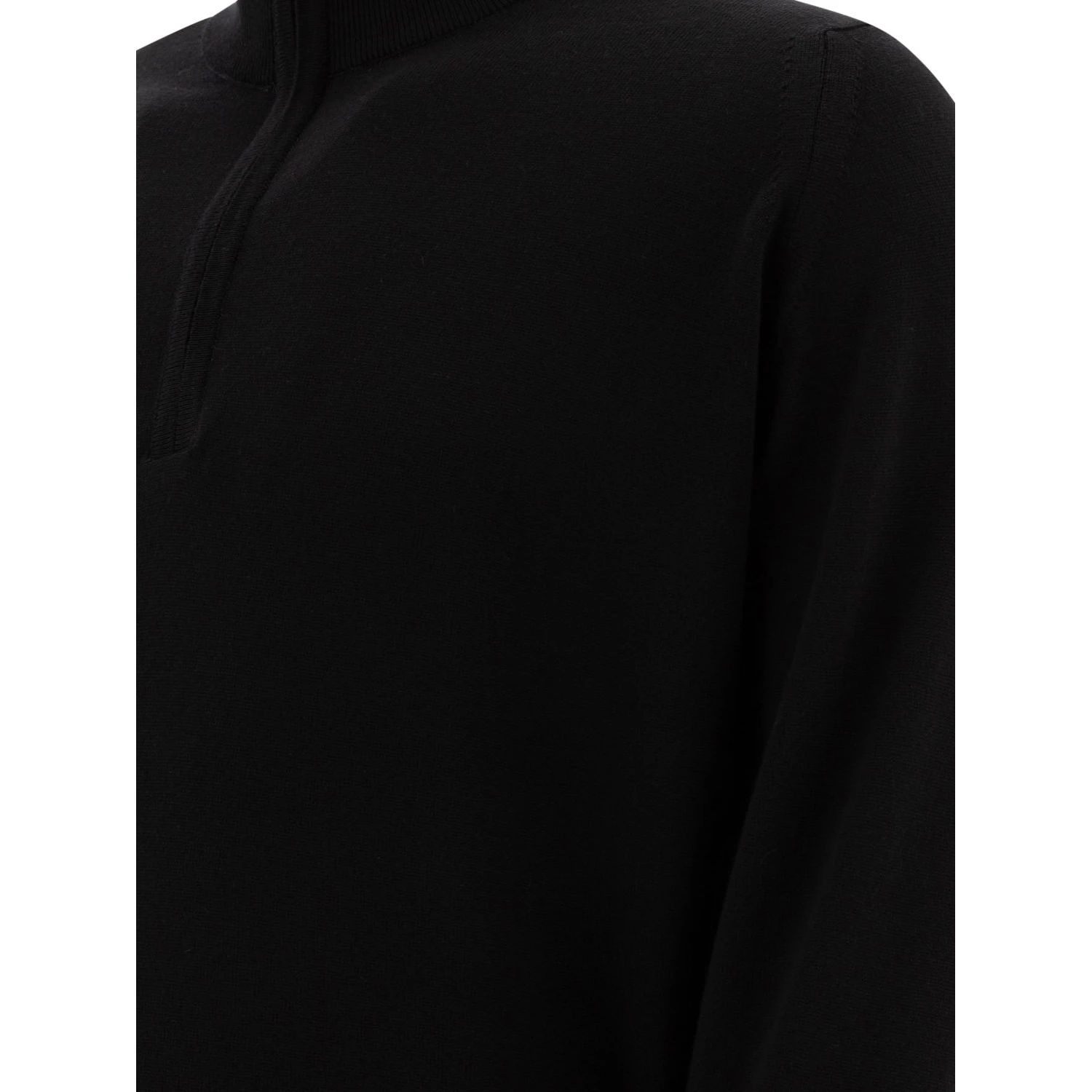 Merino wool "Tapton" half-zip sweater