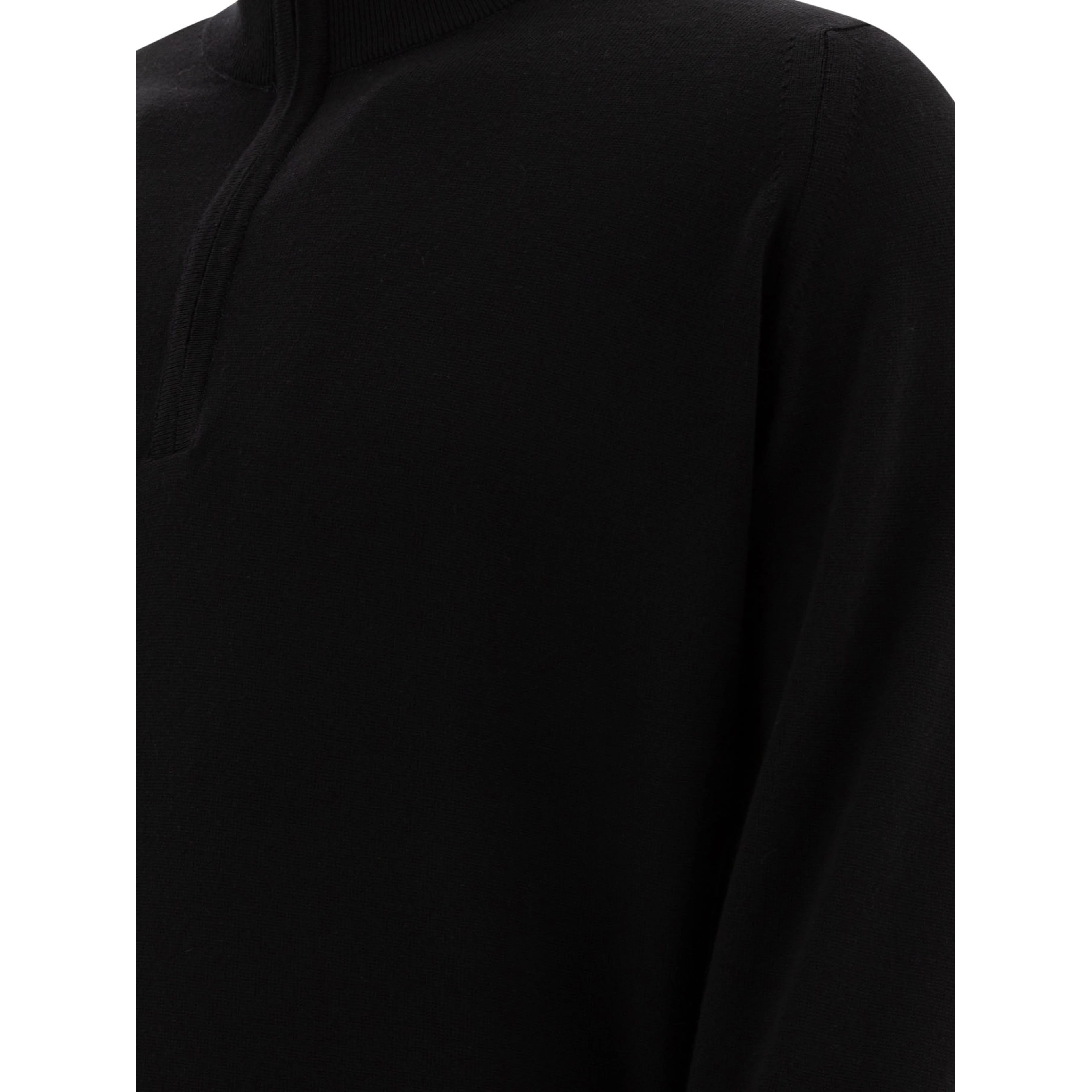 Merino wool "Tapton" half-zip sweater