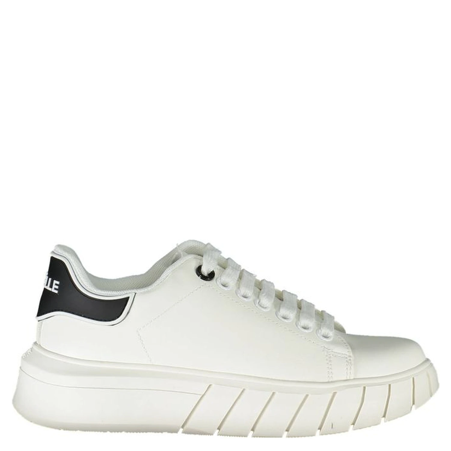 White Polyester Sneaker