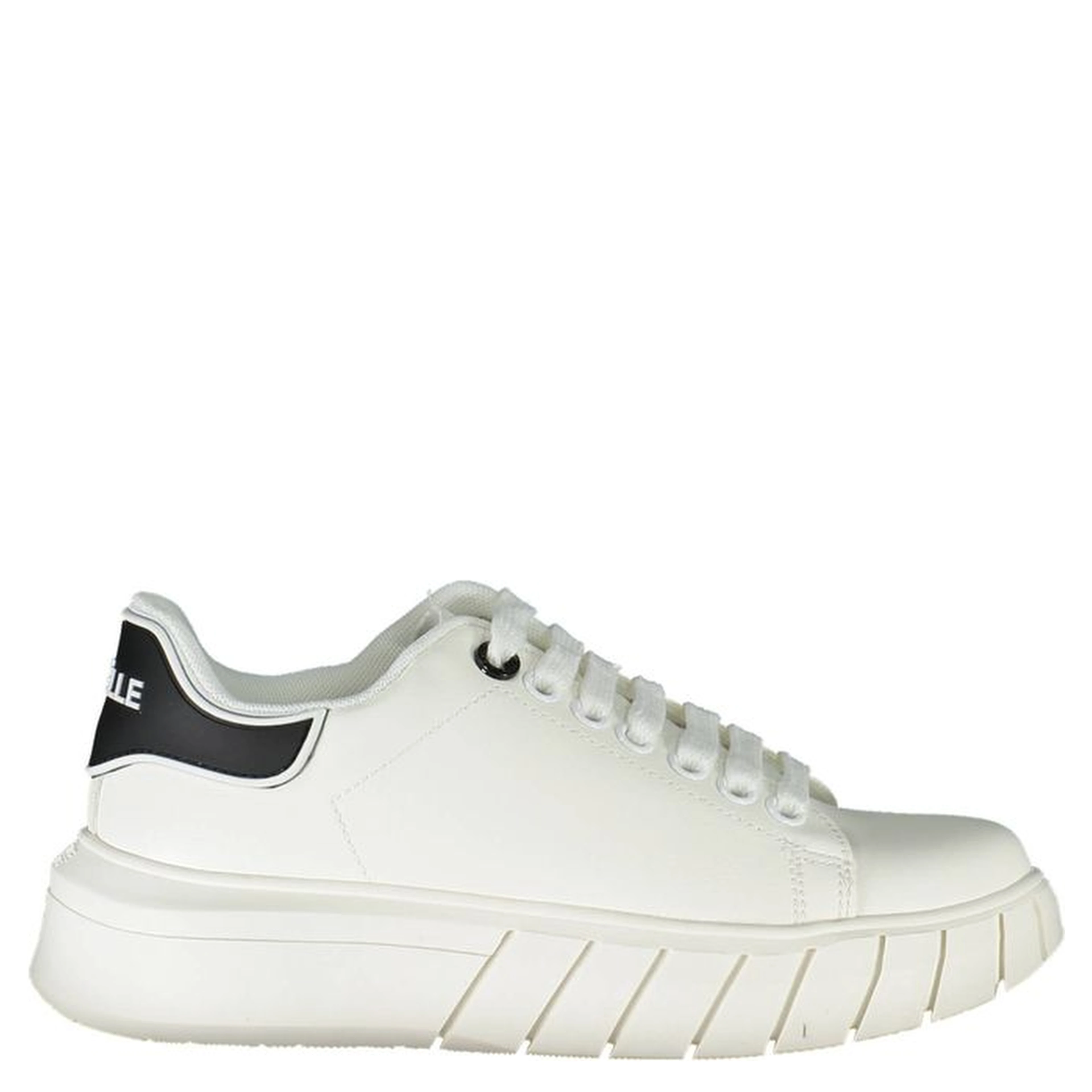 White Polyester Sneaker