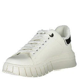 White Polyester Sneaker