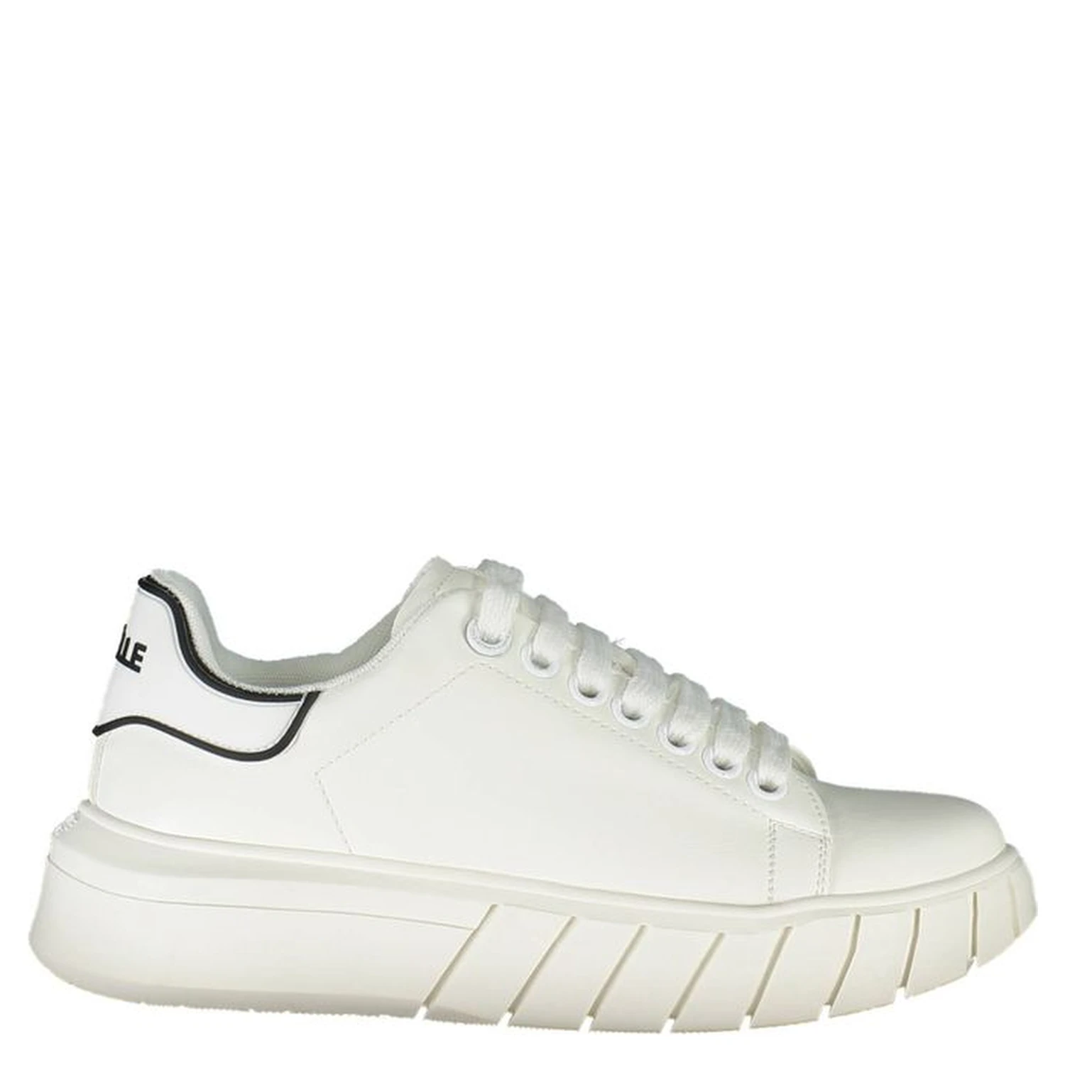 White Polyester Sneaker
