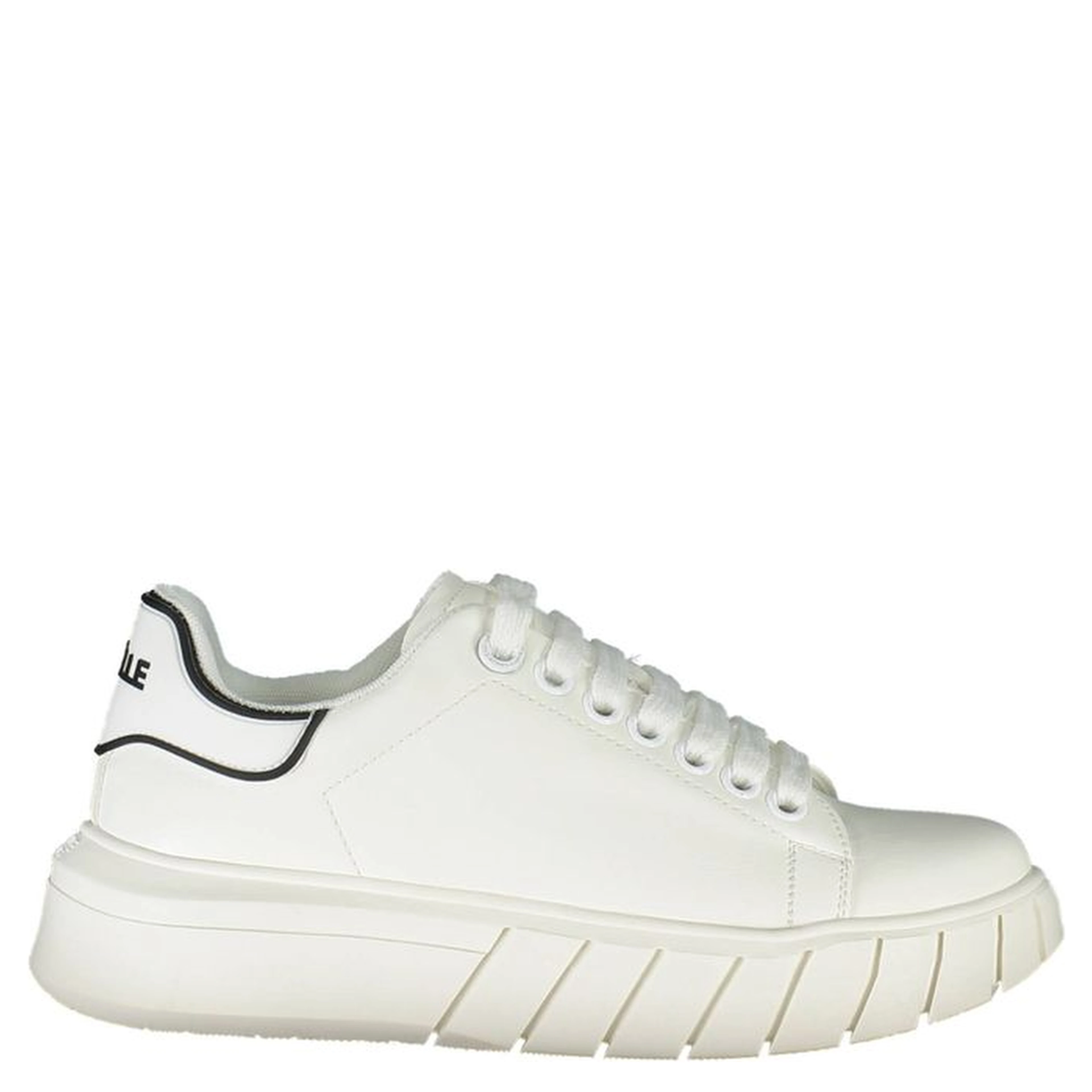 White Polyester Sneaker