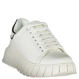 White Polyester Sneaker
