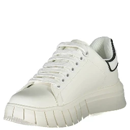 White Polyester Sneaker
