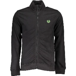 Black Cotton Sweatshirt