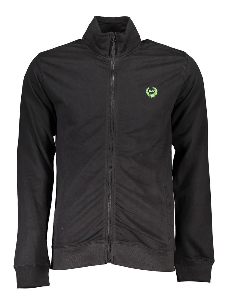 Black Cotton Sweatshirt