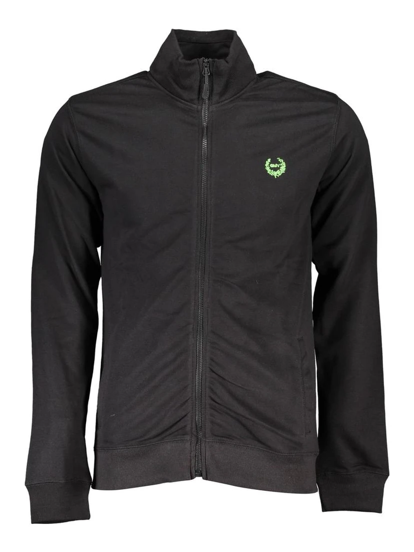 Black Cotton Sweatshirt