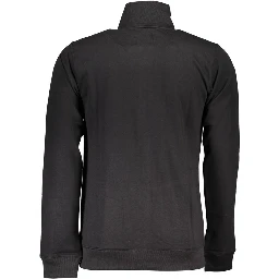 Black Cotton Sweatshirt