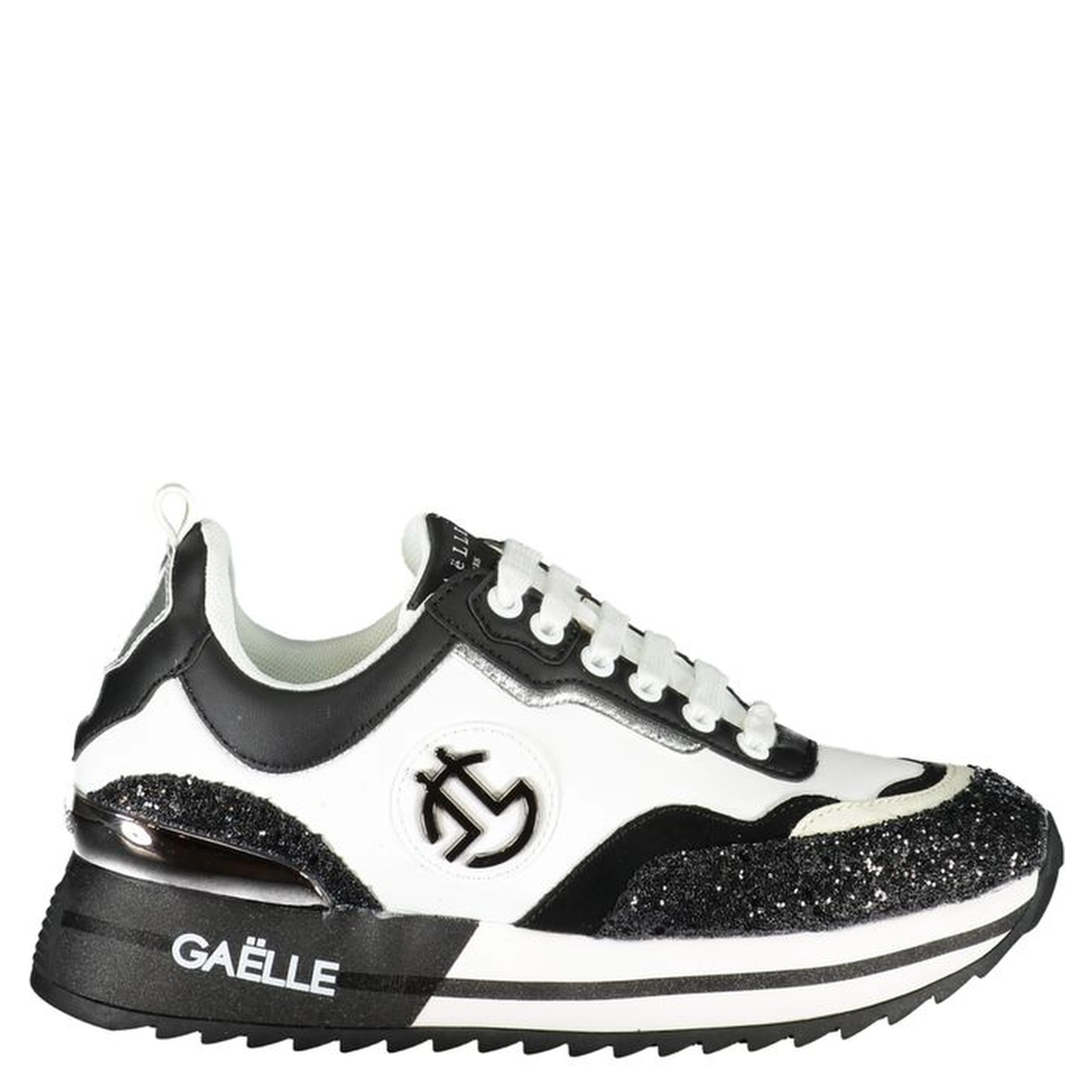 Black Polyester Sneaker