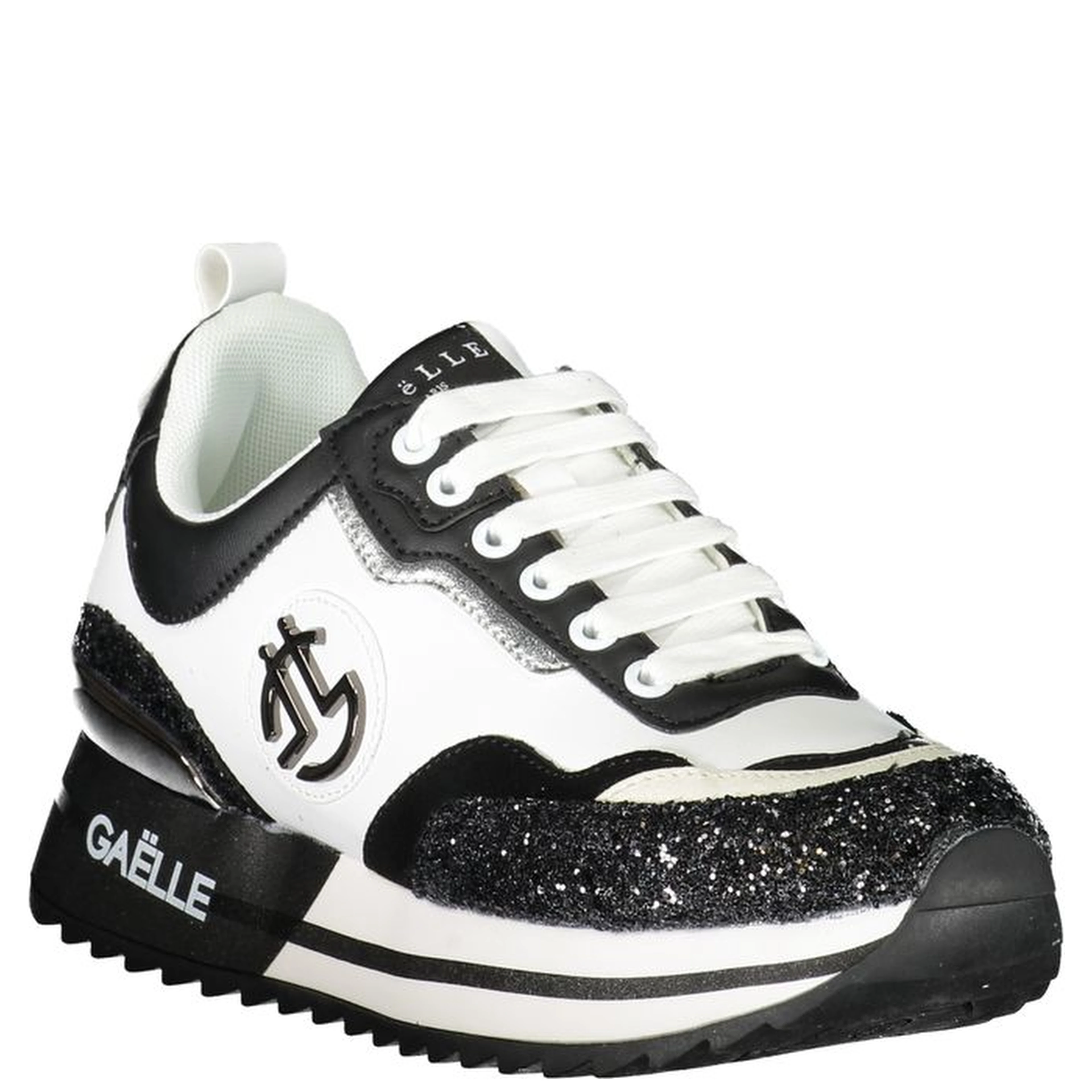 Black Polyester Sneaker