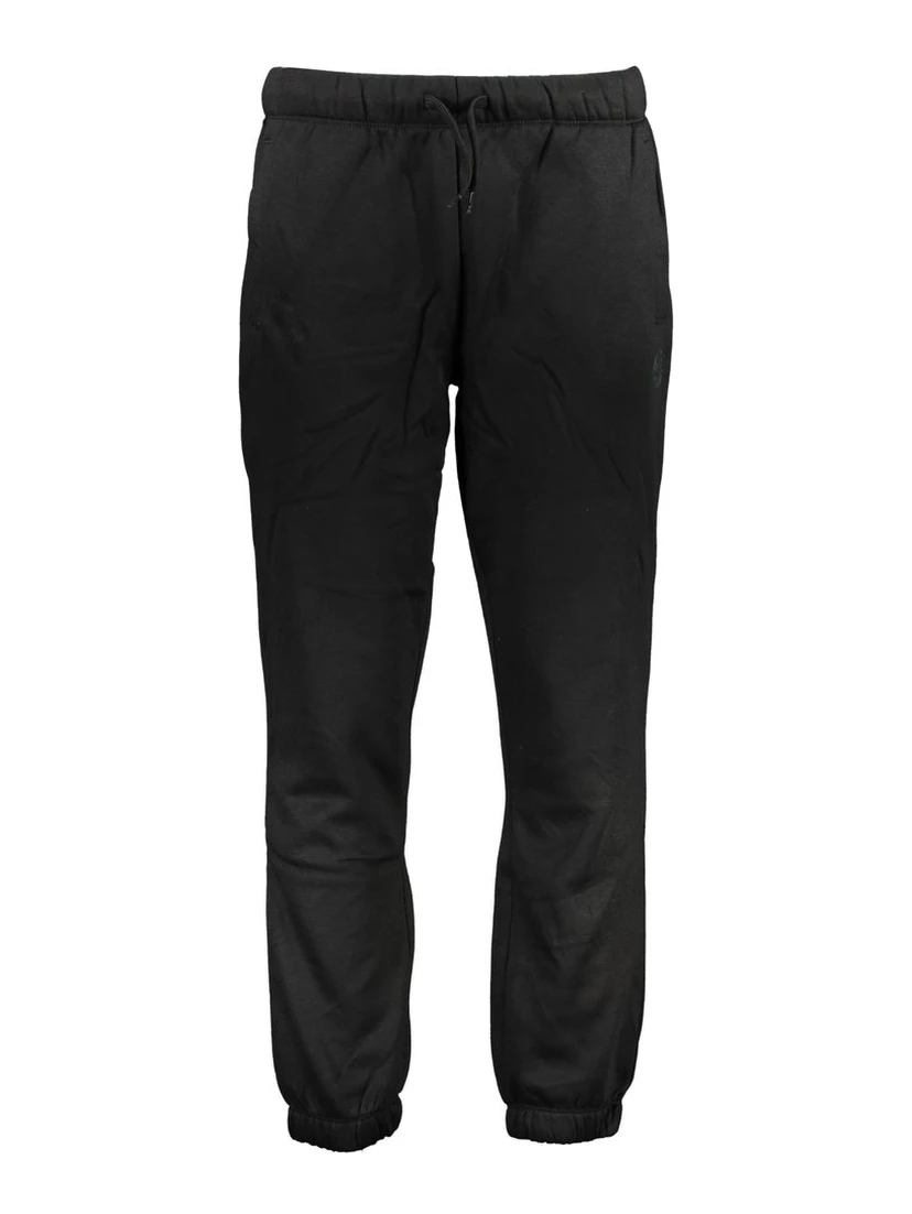 Black Polyester Men's Sweatpants
