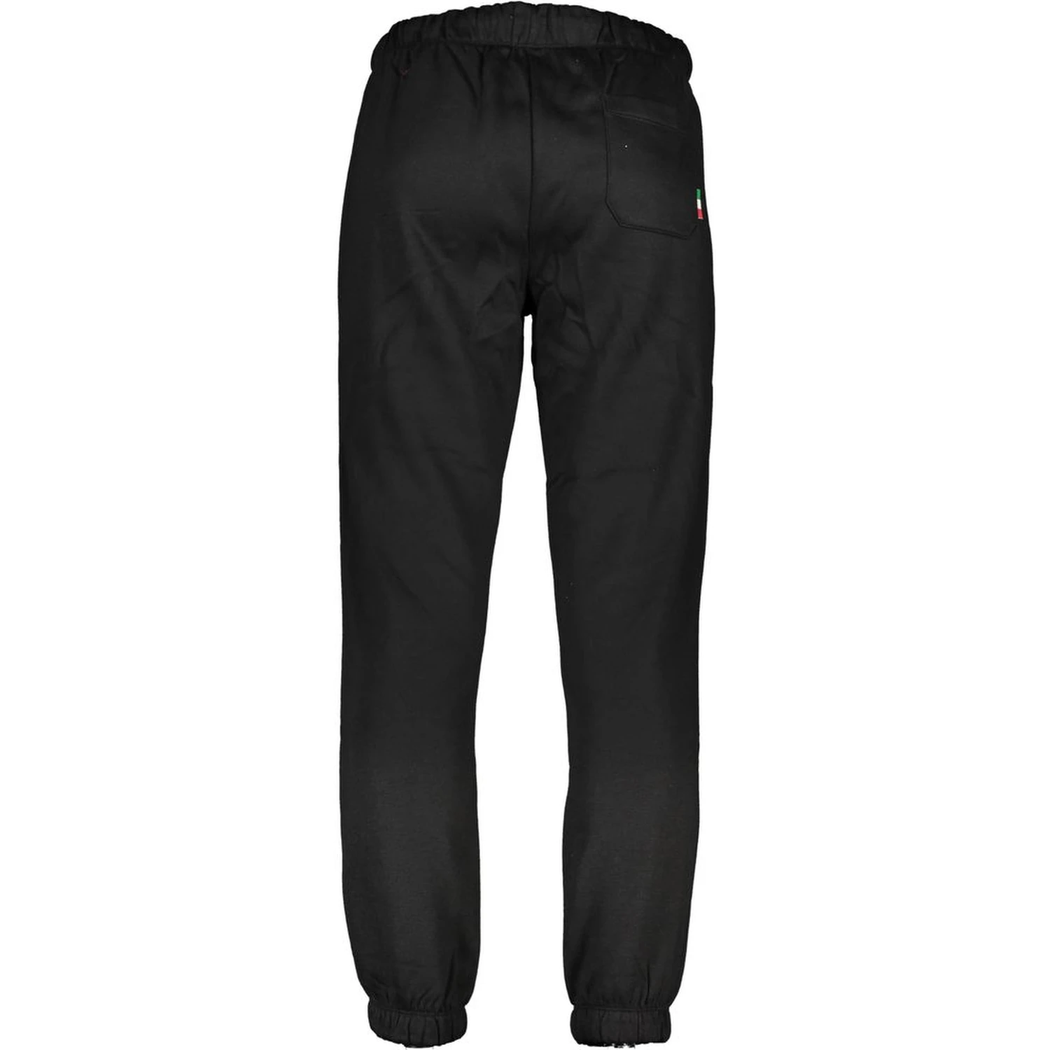 Black Polyester Men's Sweatpants