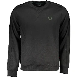 Black Cotton Sweatshirt
