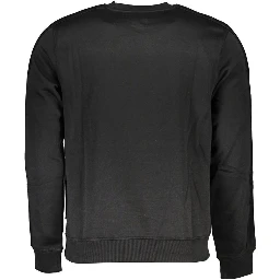 Black Cotton Sweatshirt