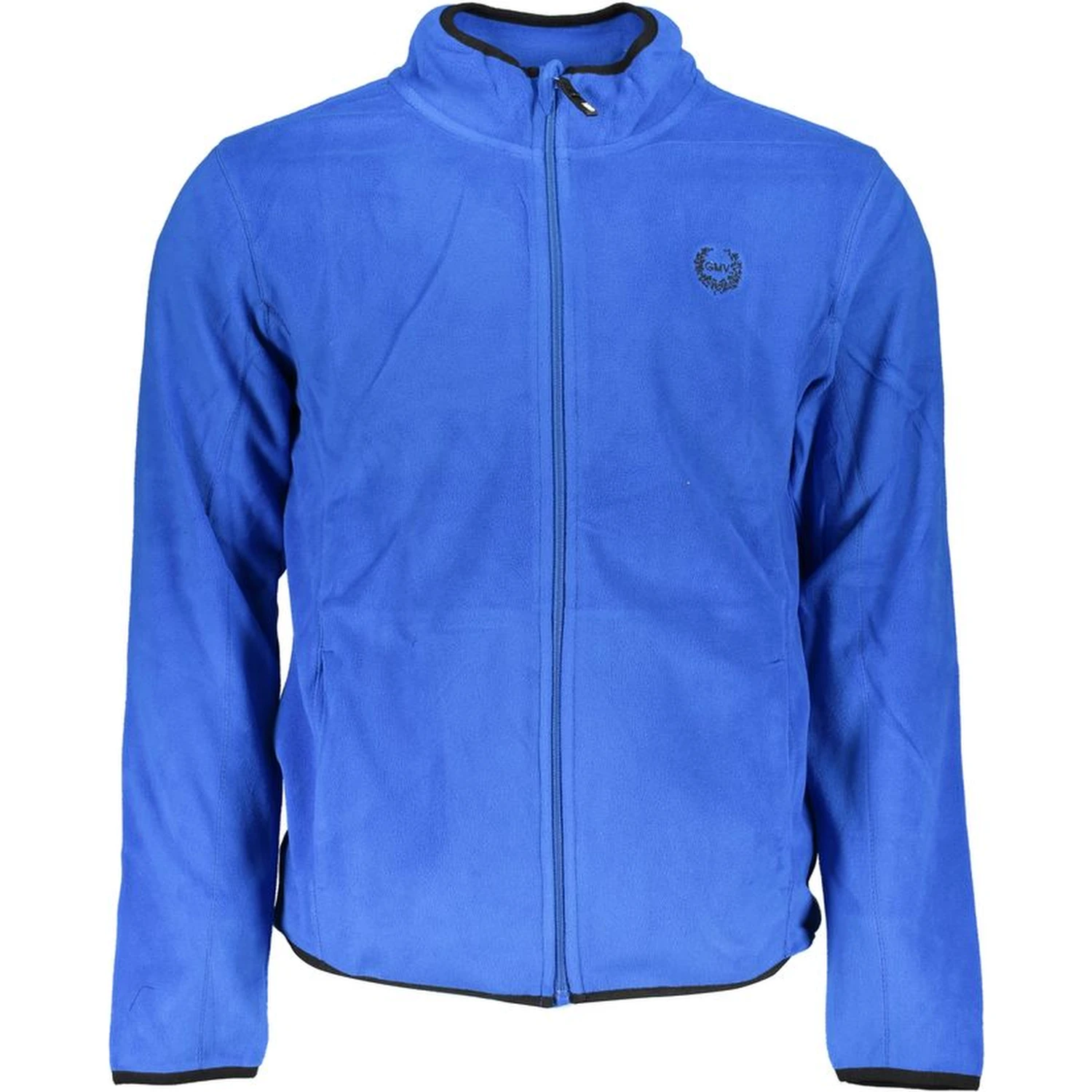 Blue Cotton Men Sweater