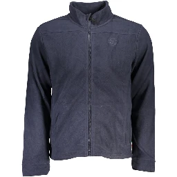 Blue Polyester Sweatshirt