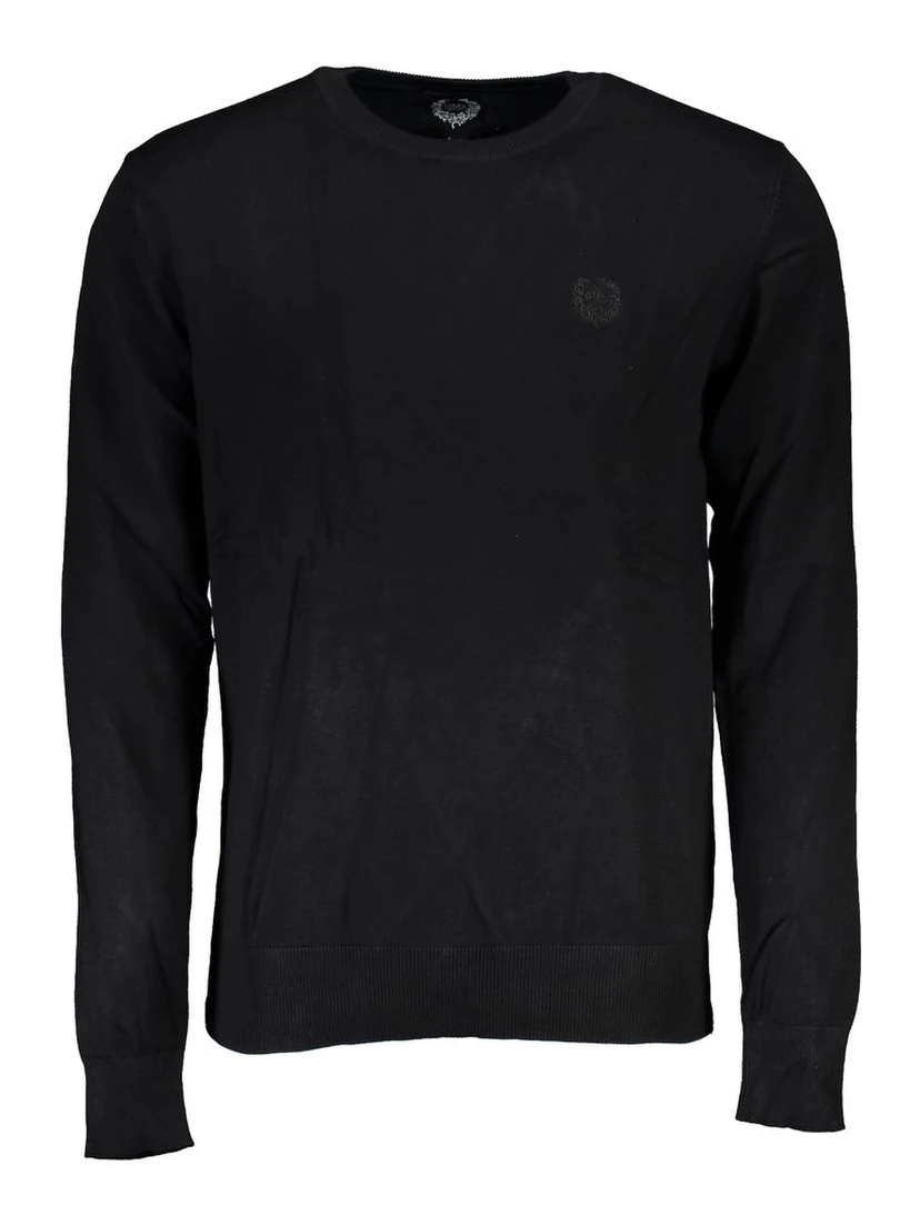 Black Viscose Men's Sweater