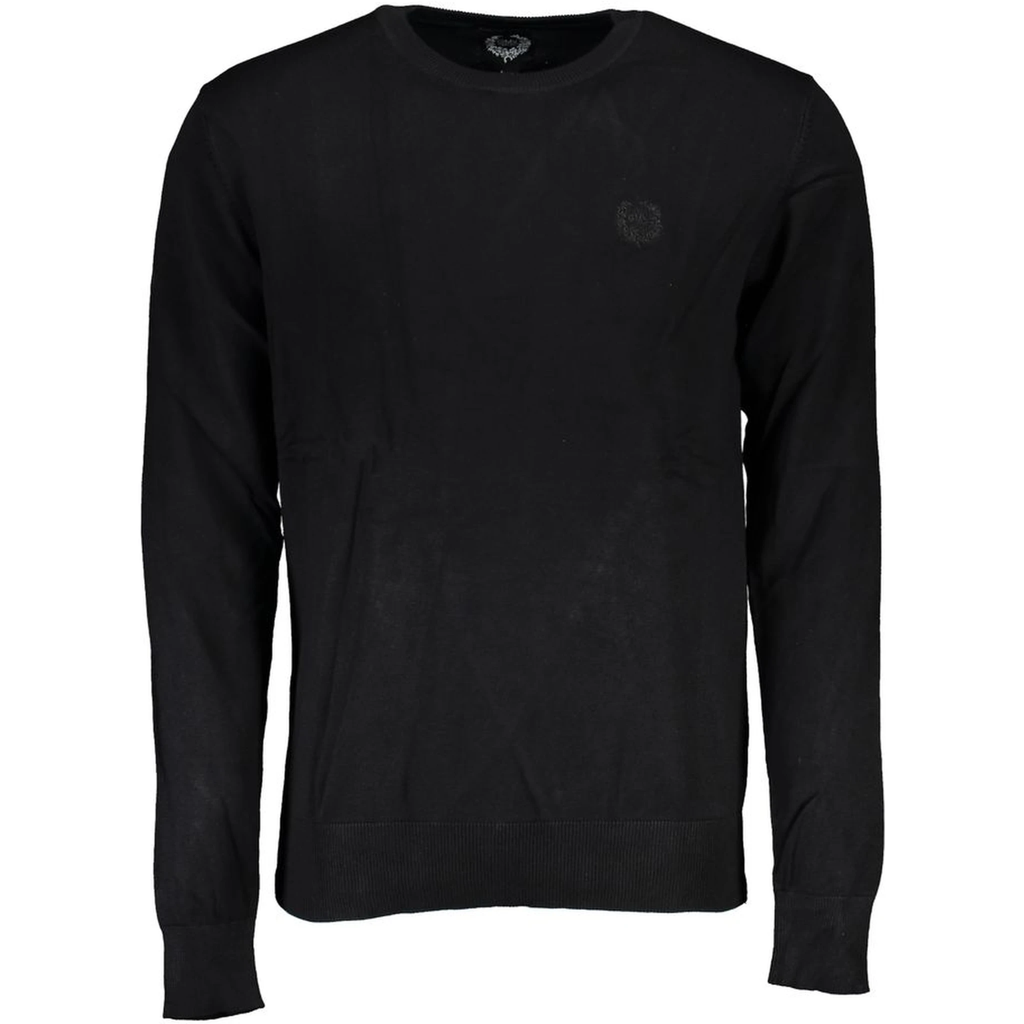 Black Viscose Men's Sweater
