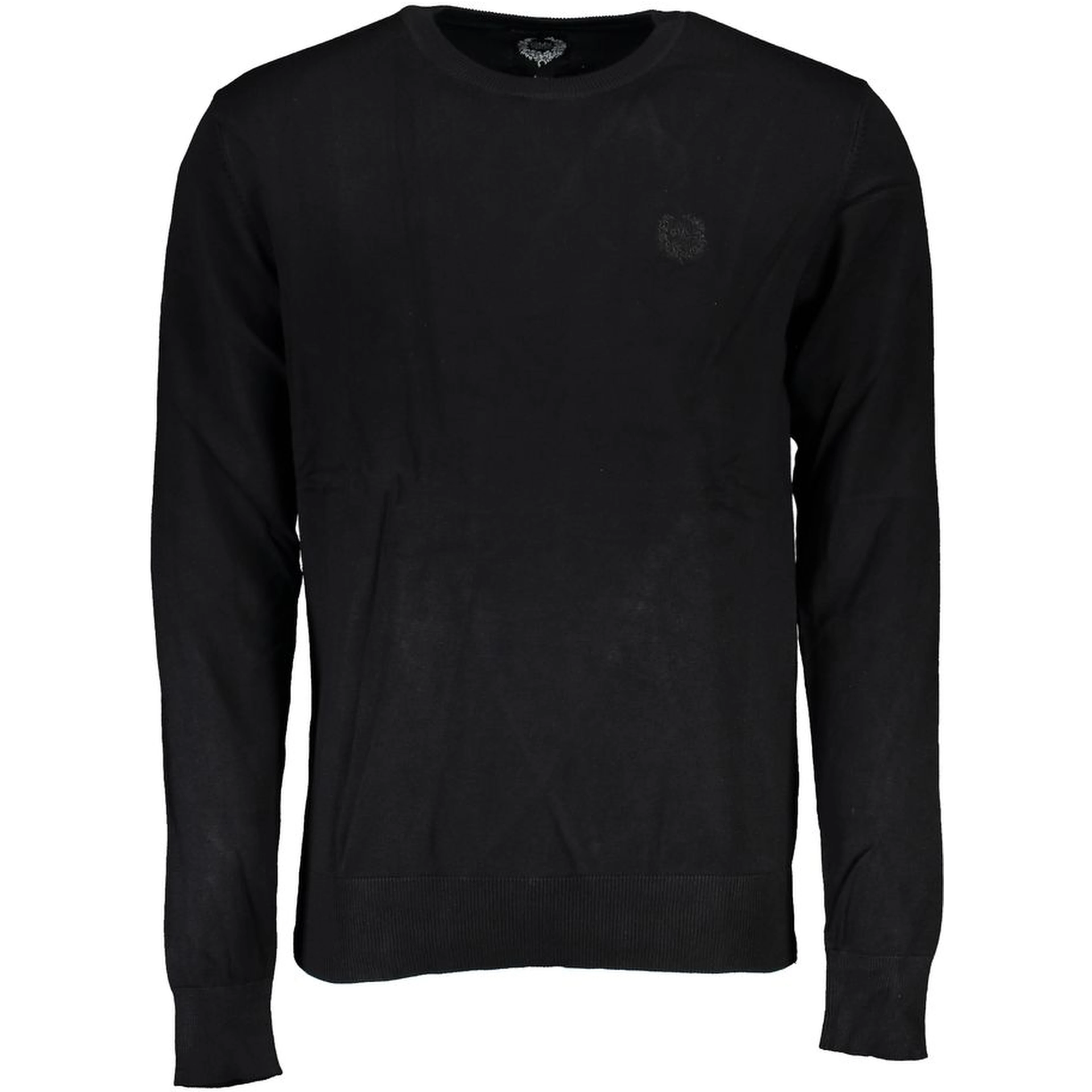 Black Viscose Men's Sweater