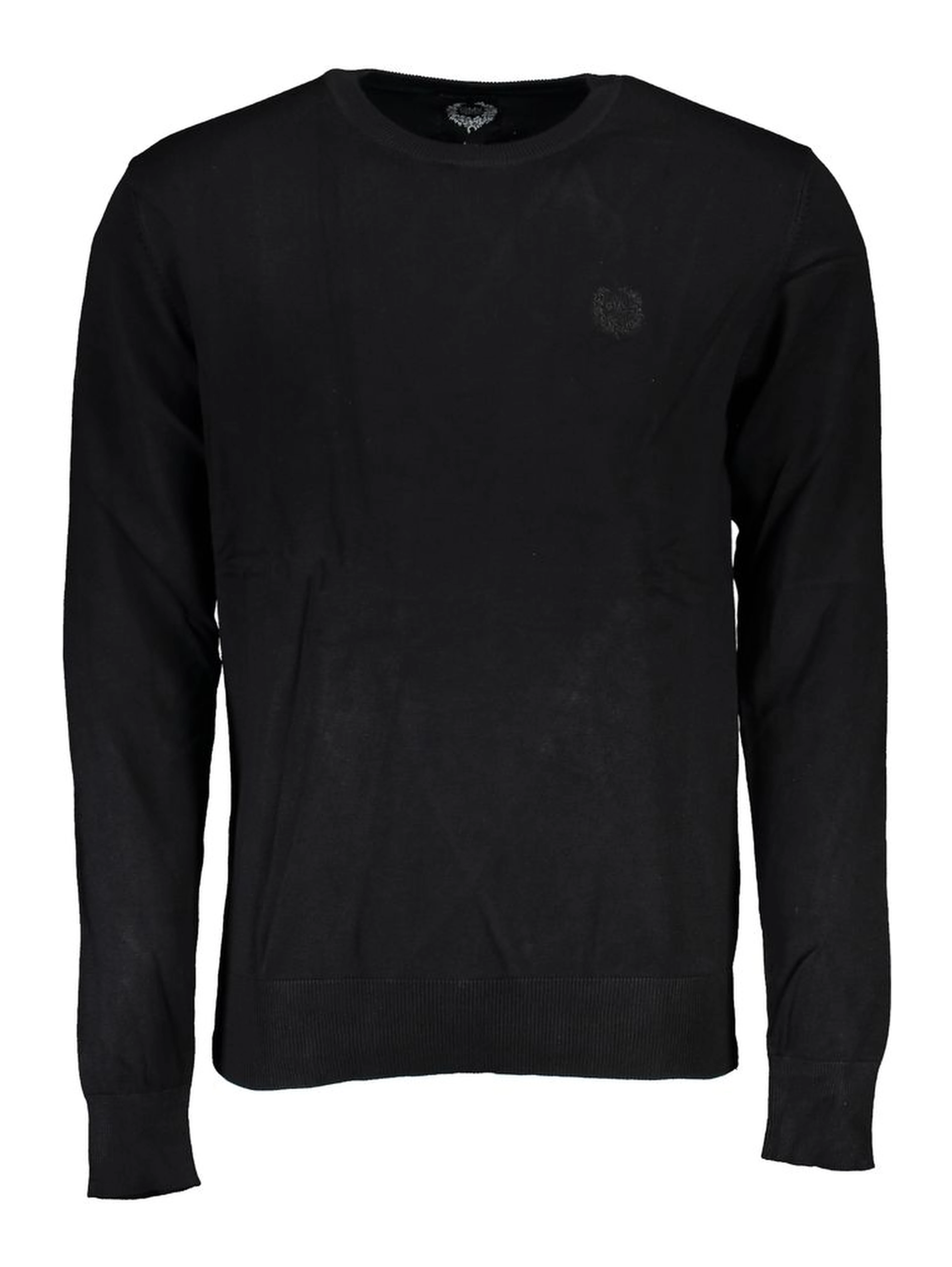 Black Viscose Men's Sweater
