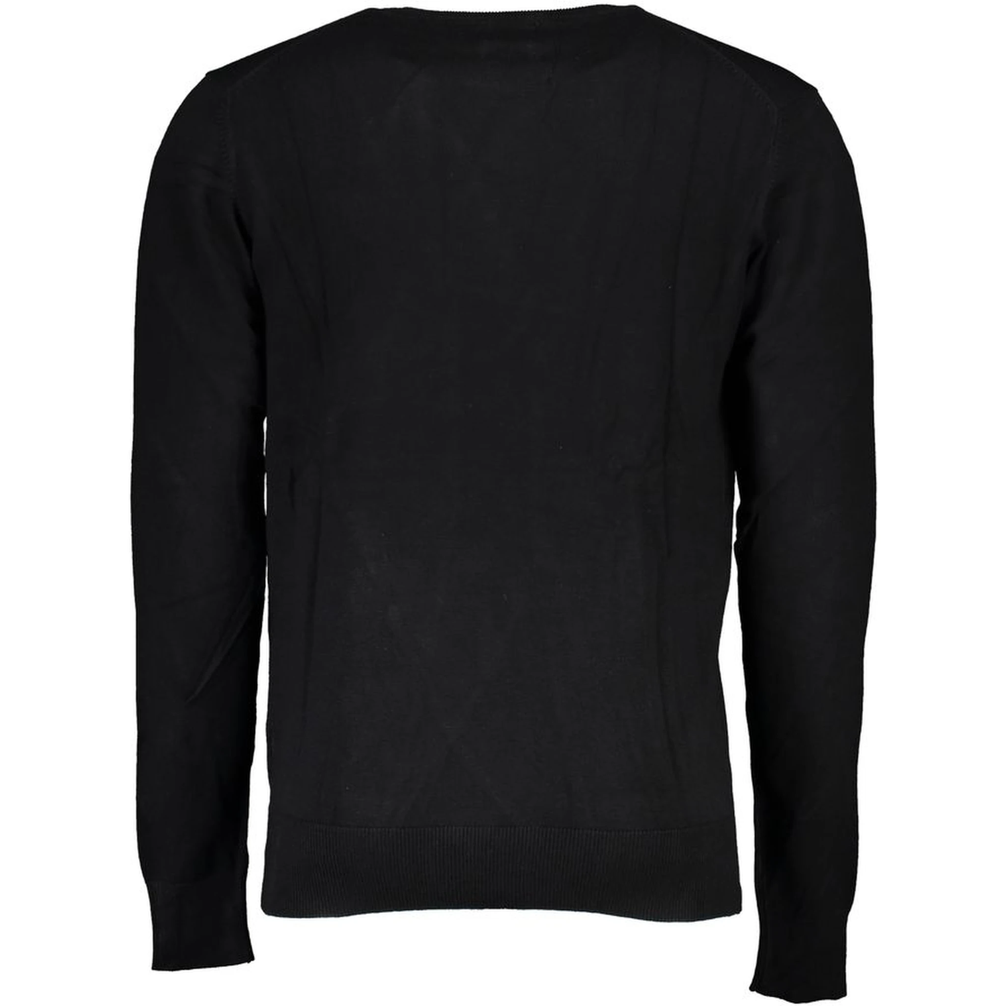 Black Viscose Men's Sweater