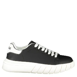 Black Polyester Sneaker