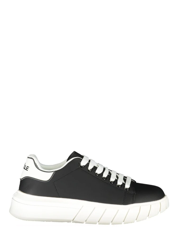 Black Polyester Sneaker