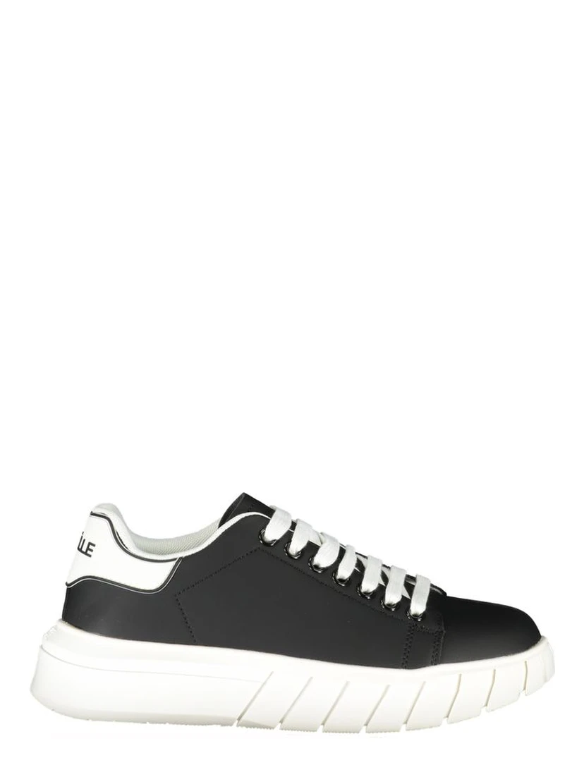 Black Polyester Sneaker