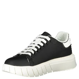 Black Polyester Sneaker