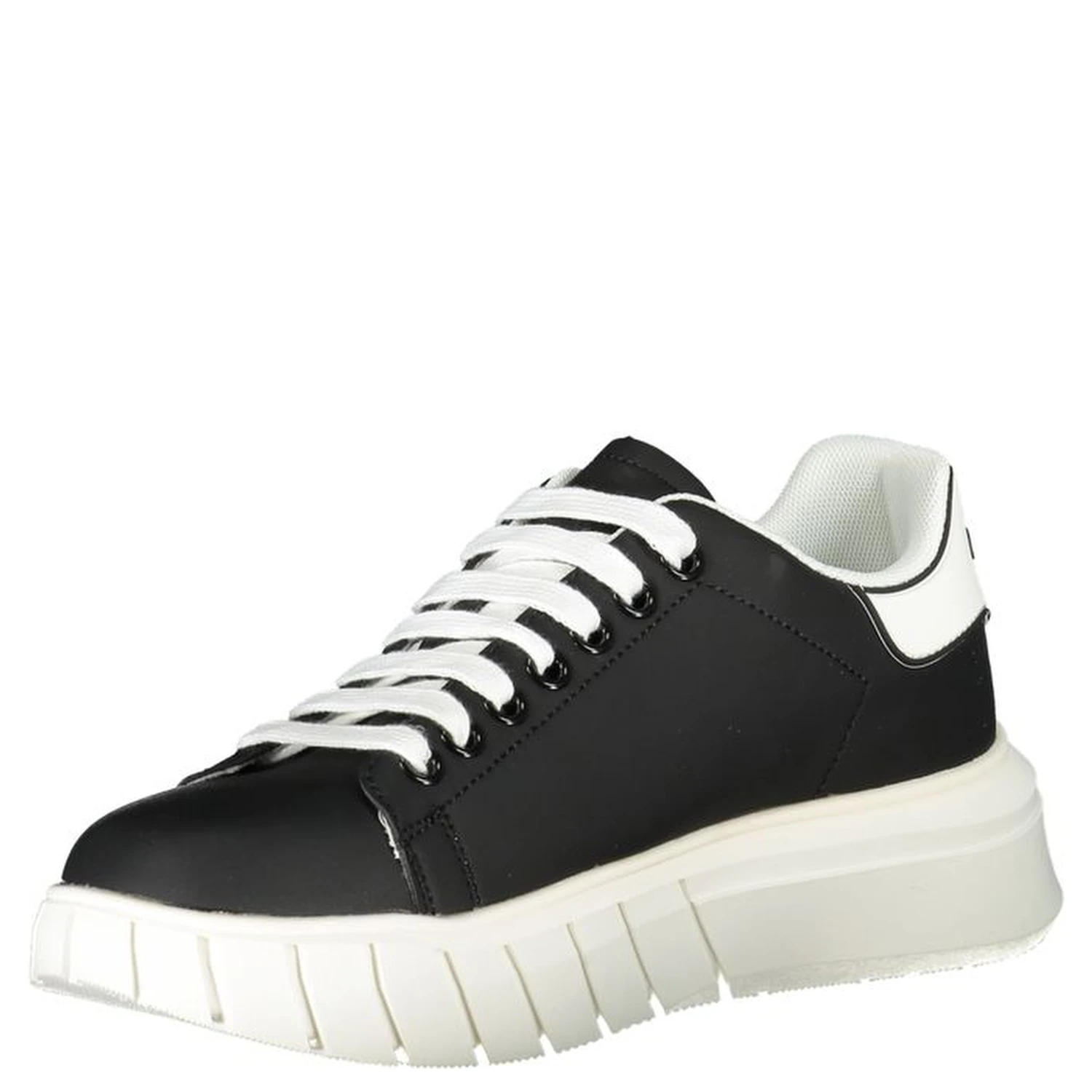 Black Polyester Sneaker