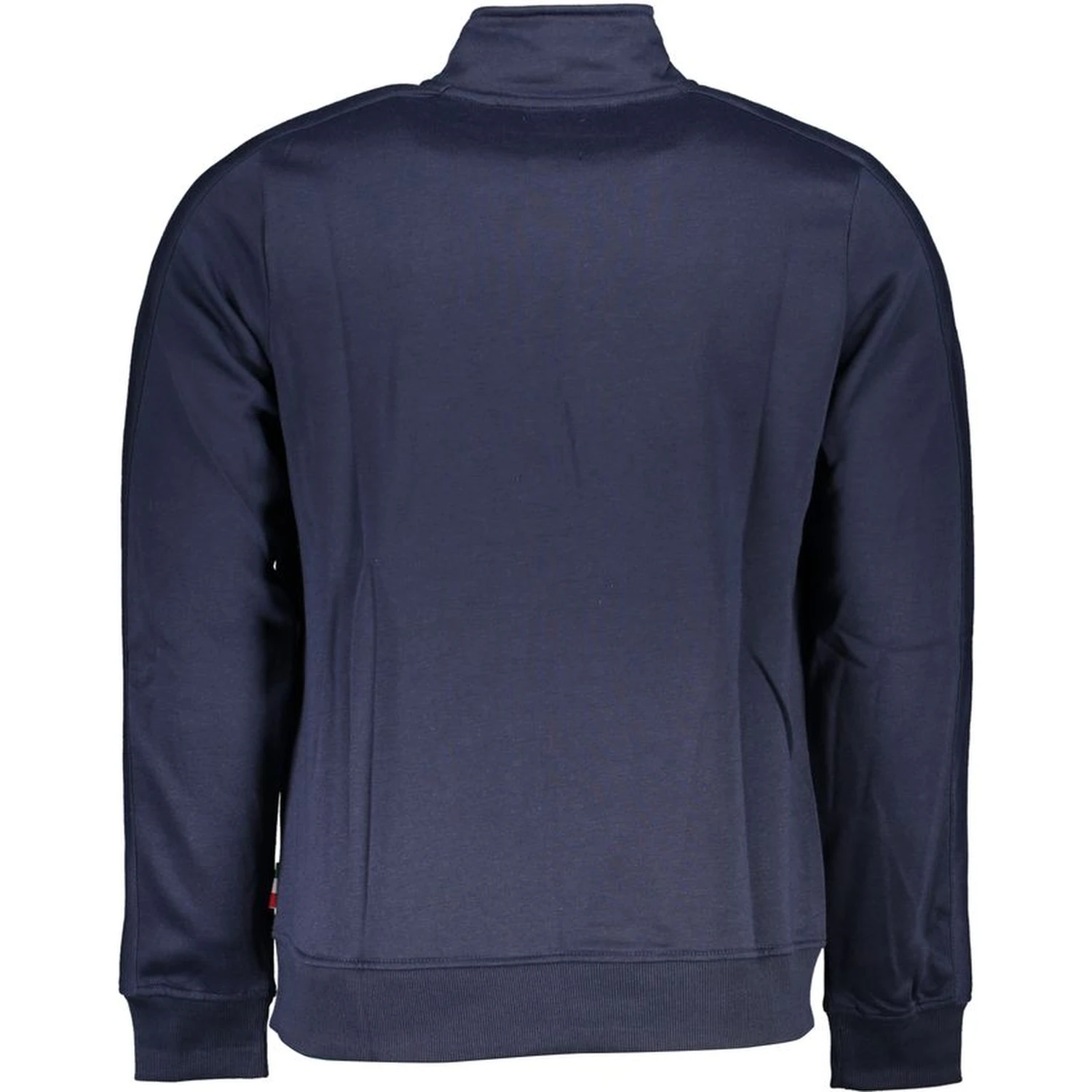 Blue Polyester Men Sweatshirt