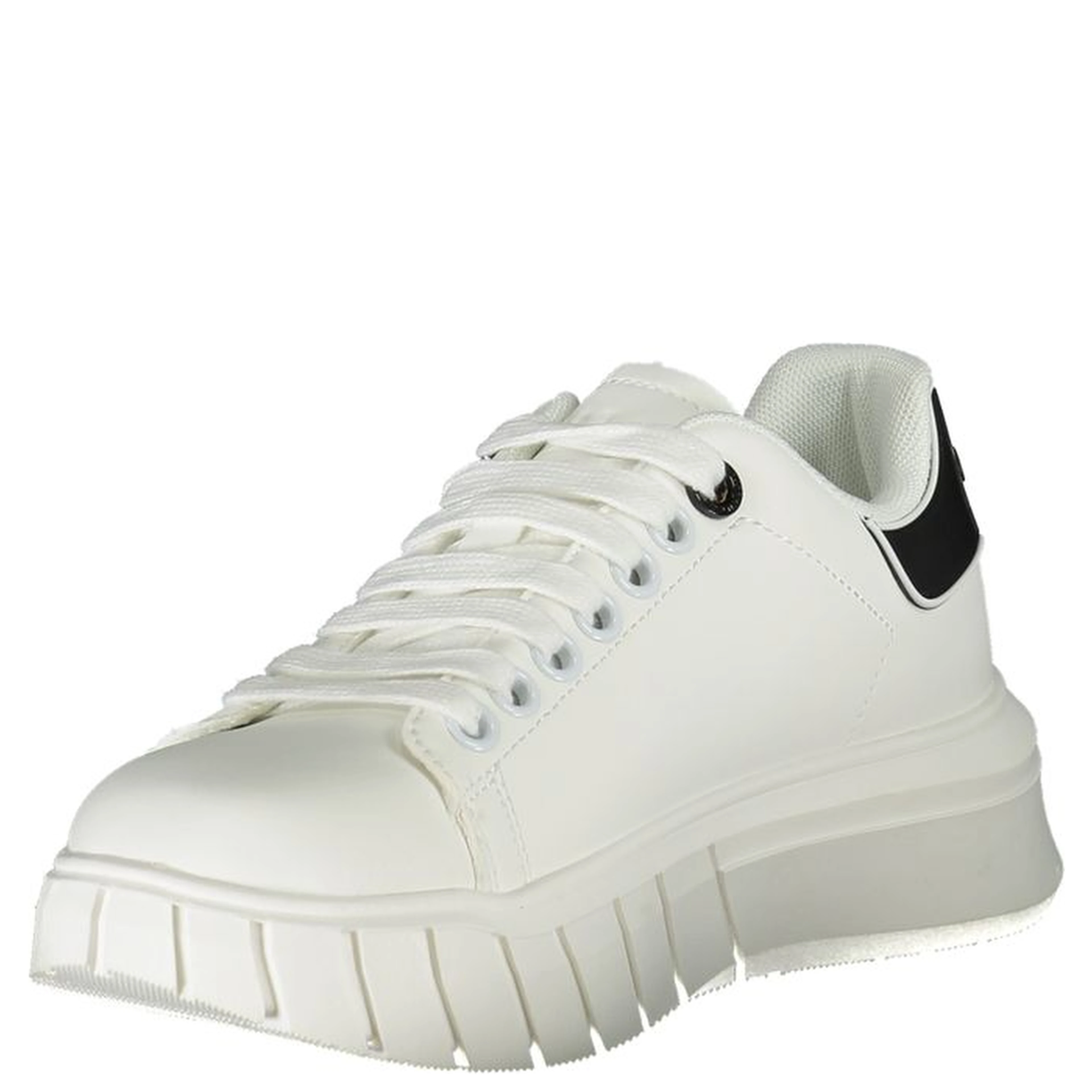 White Polyester Sneaker